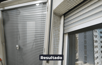 Imagem de um dos serviços ofertados pela empresa Vex Manutenção de Persianas Externas