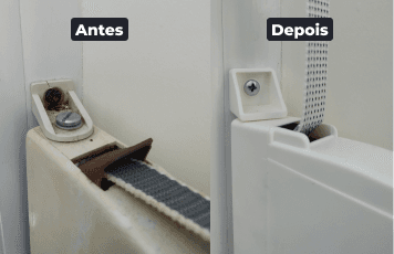 Imagem de um dos serviços ofertados pela empresa Vex Manutenção de Persianas Externas