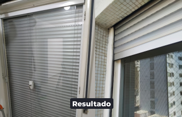 Imagem de um dos serviços ofertados pela empresa Vex Manutenção de Persianas Externas