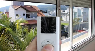 Motorização de persiana integrada e reparo de motor elétrico